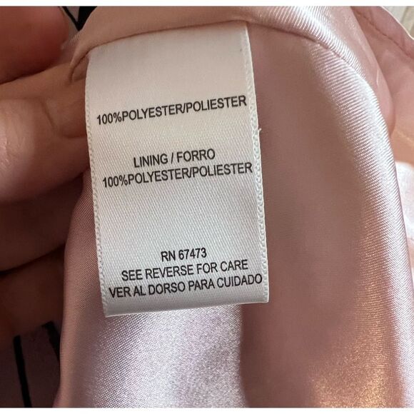Julian Taylor Millennial Blush Pink and Black Fit and Flare Dress Size 6. … - Picture 4 of 6
